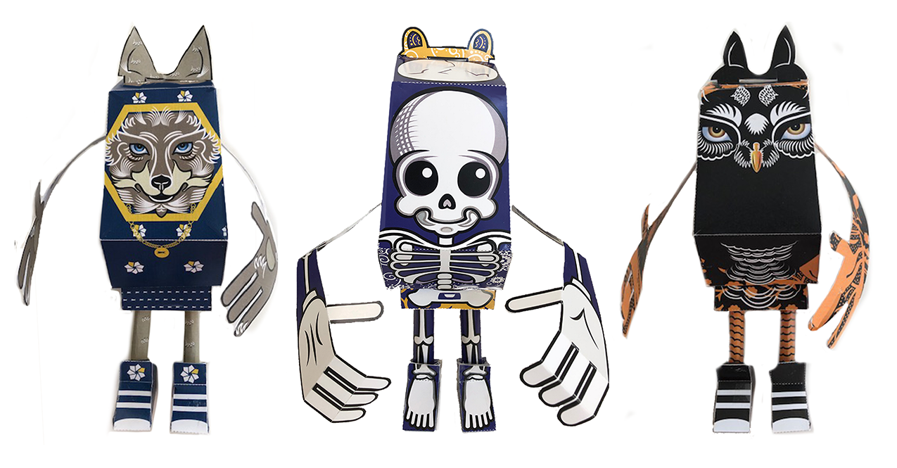 Character Postcard Wide